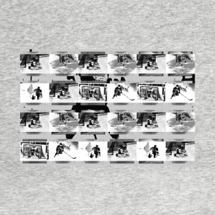 Playing Hockey - Ice Hockey Players T-Shirt